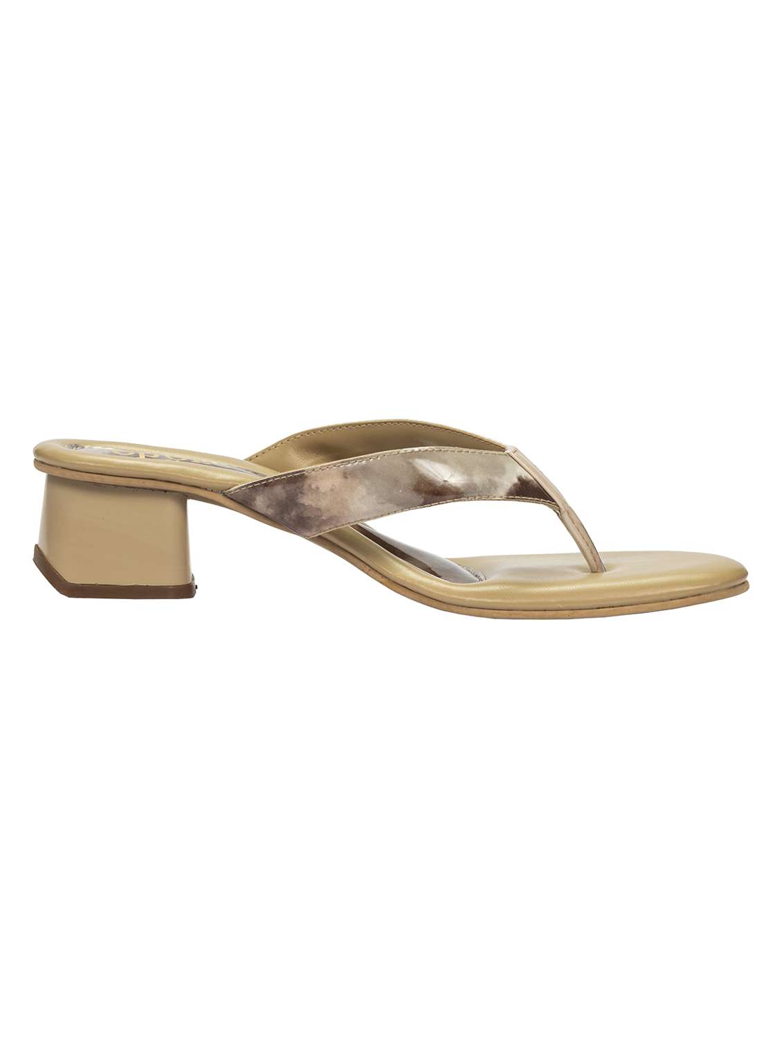 women beige toe separator sandal