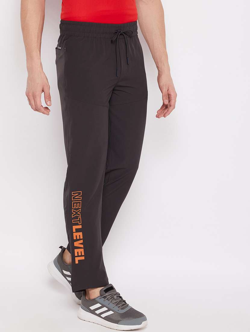 grey printed full length track pant - 18466070 -  Standard Image - 2