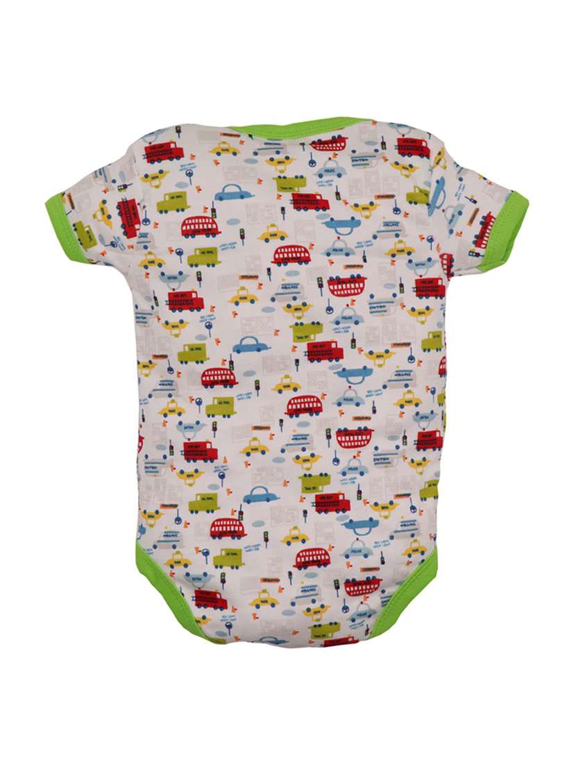 pack of 3 multi colored printed onesies - 18467146 -  Standard Image - 2