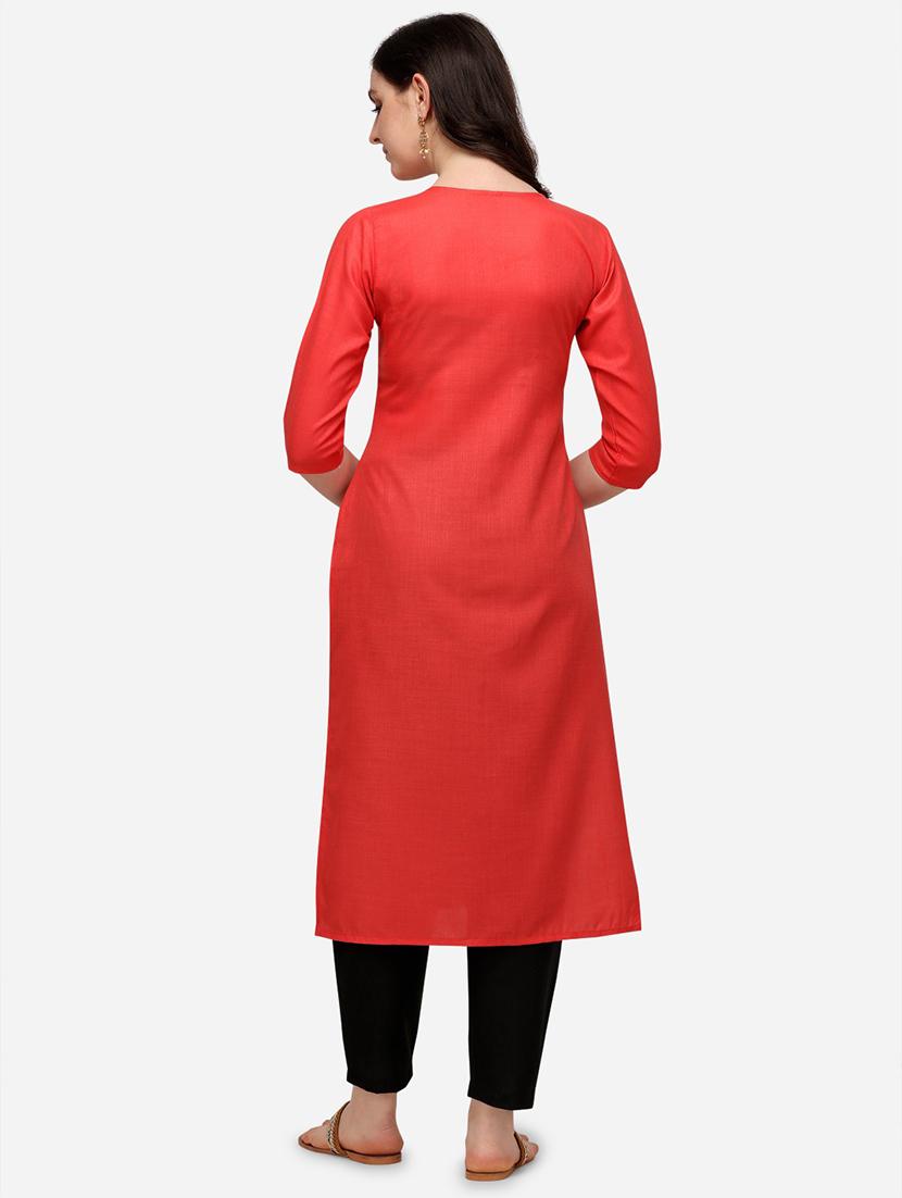 embroidered kurta palazzo set - 18467327 - Standard Image - 2