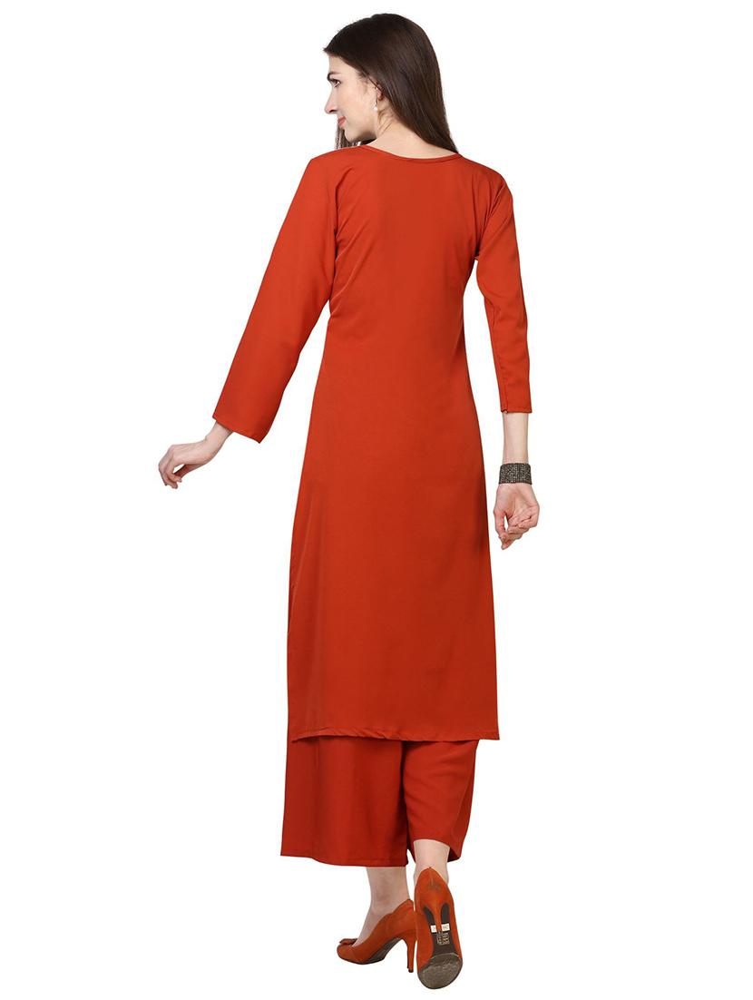 digital printed straight kurta - 18467558 - Standard Image - 2