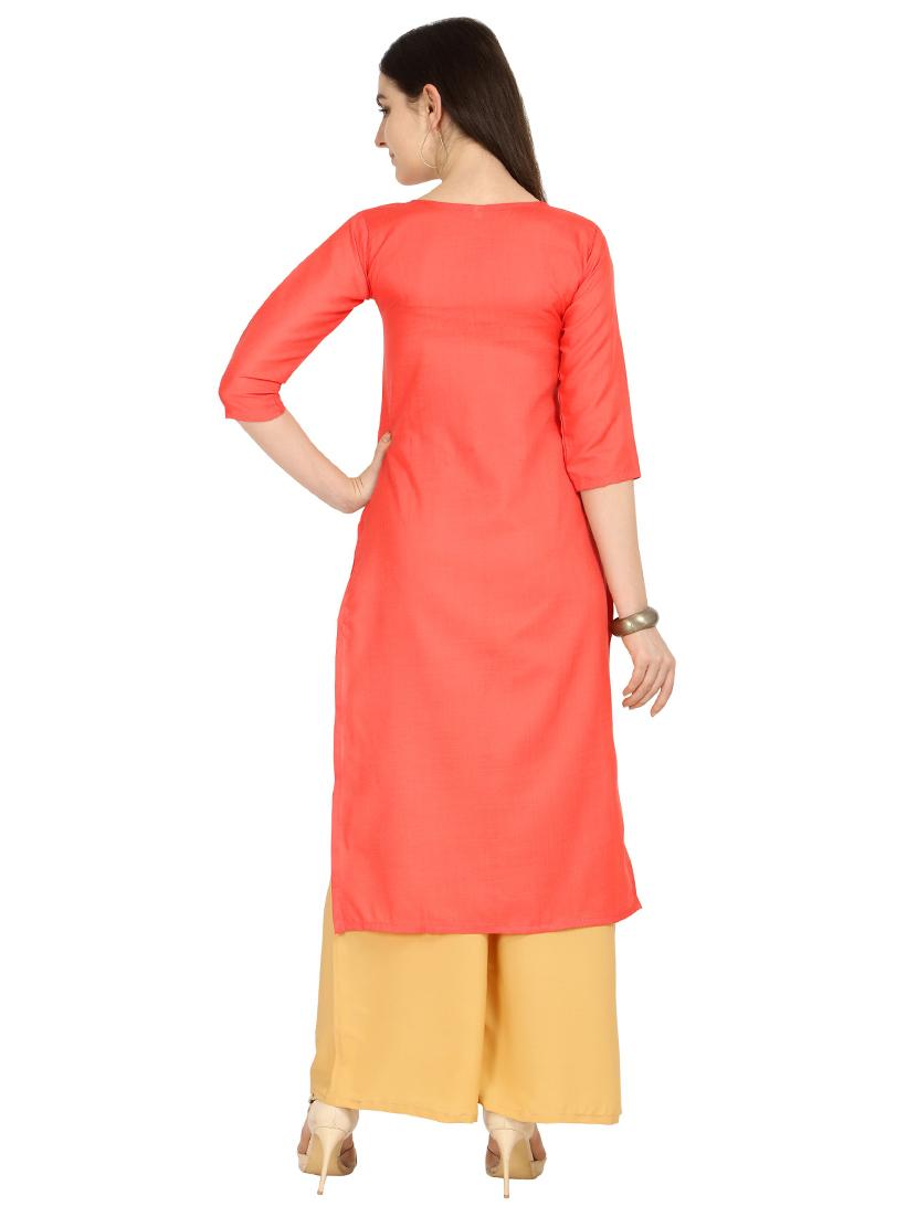 set of 2 pcs solid combo kurta - 18467629 - Standard Image - 2