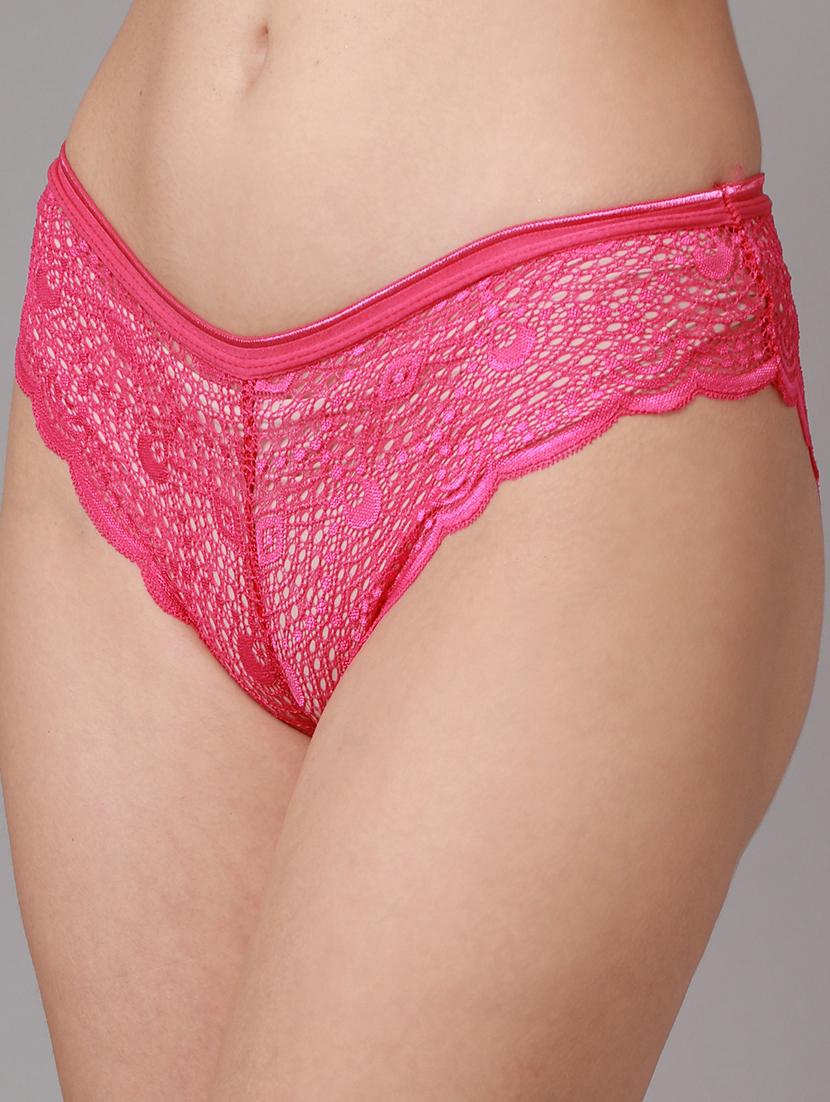 pink lace bikini panty - 18468105 - Standard Image - 2