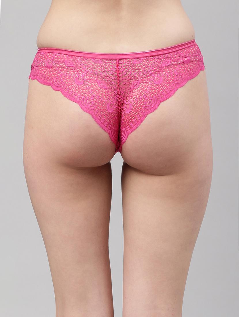 pink lace bikini panty - 18468116 - Standard Image - 2