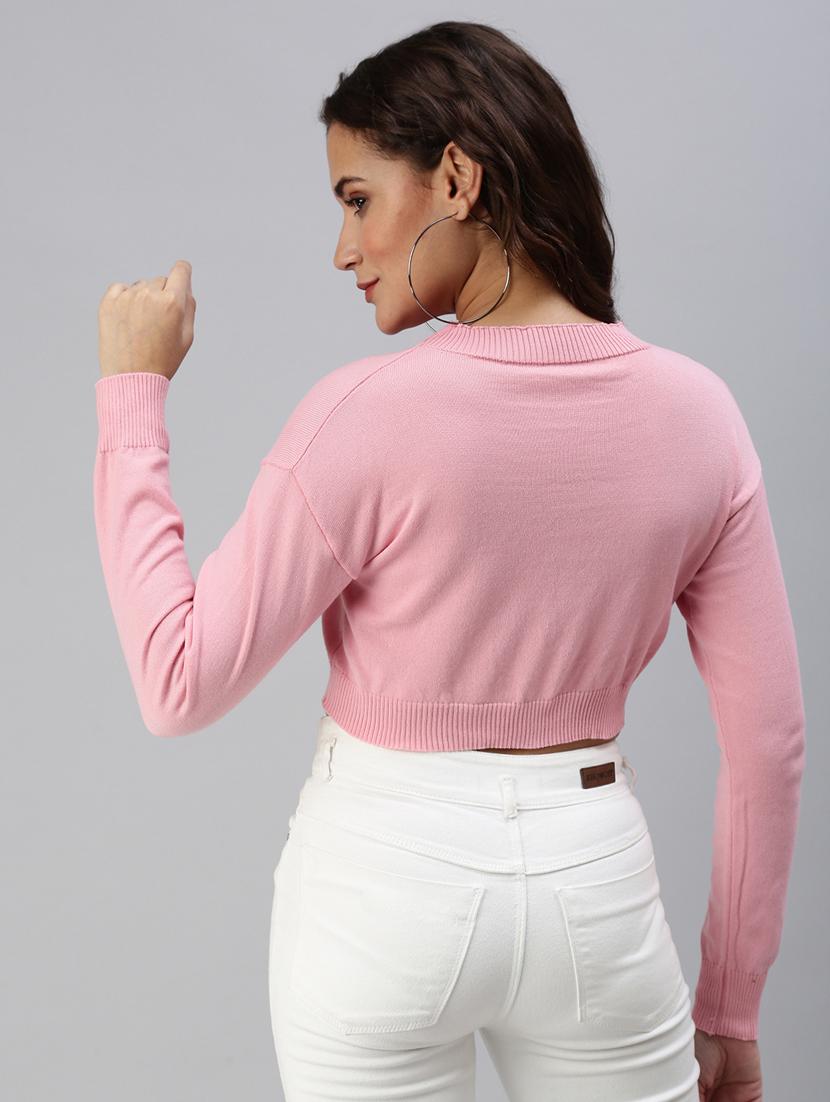 women's crop mock neck top - 18469849 - Standard Image - 2