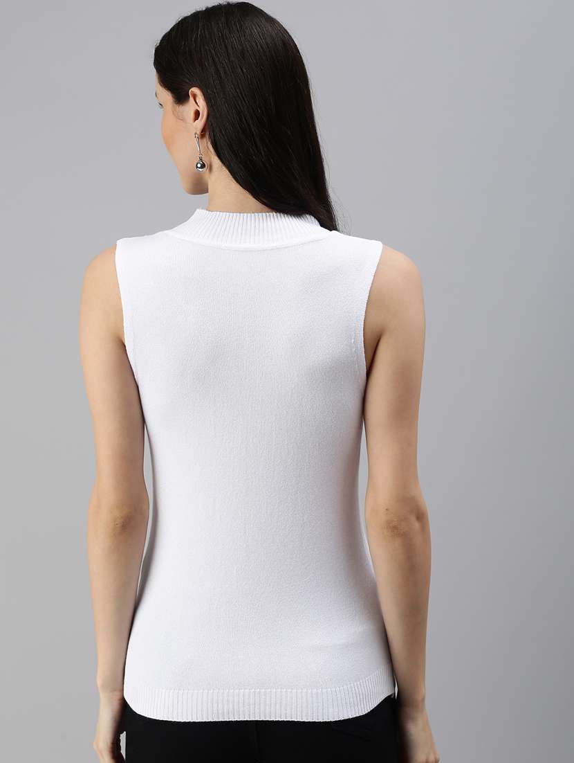 women's straight mock neck top - 18469860 -  Standard Image - 2