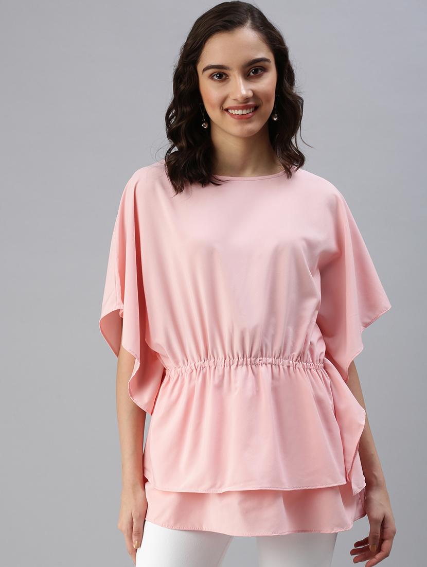 women's layered round neck top - 18469924 - Zoom Image - 0
