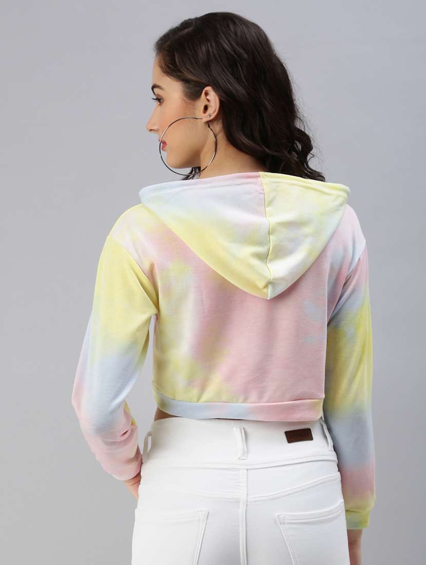 women's crop hooded top - 18469958 -  Standard Image - 2