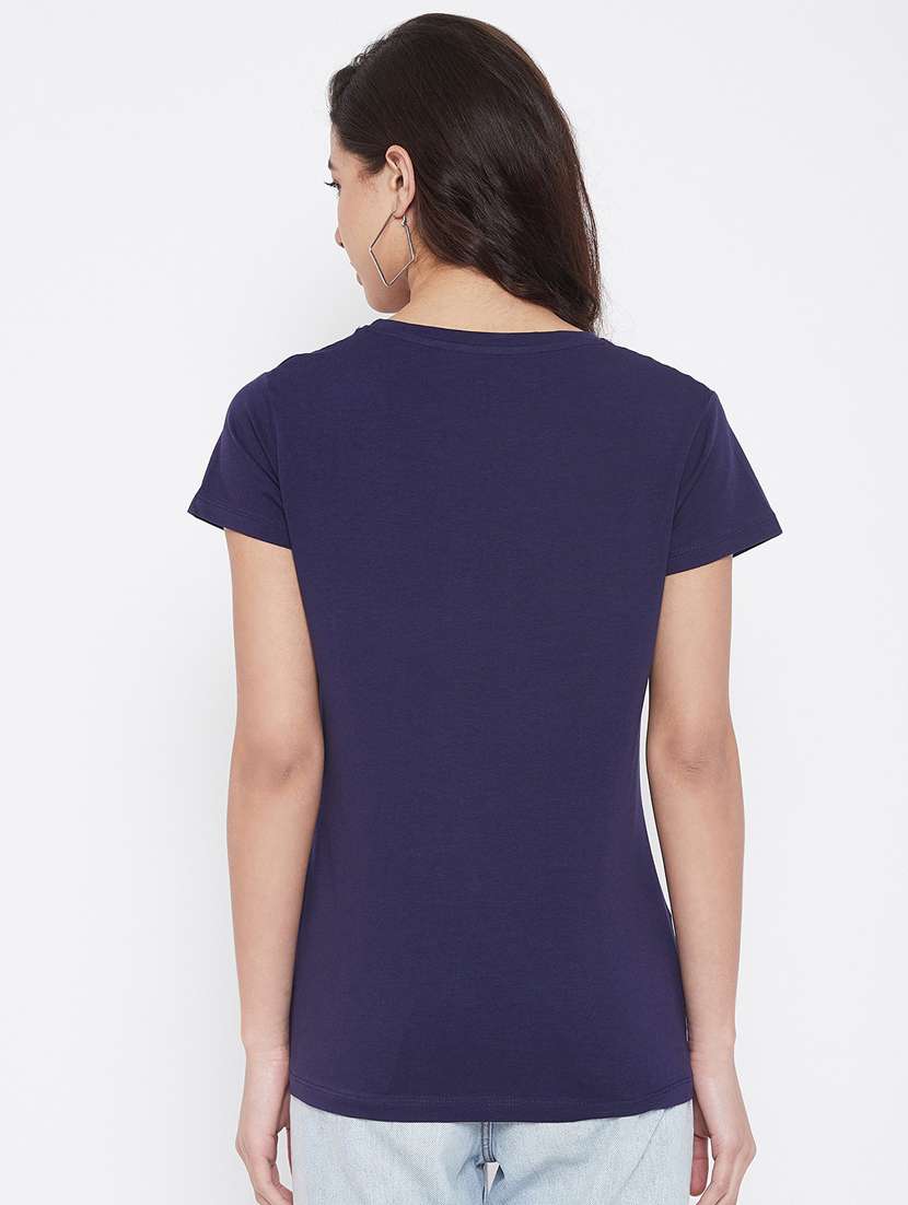 women's plain round neck t-shirt - 18470876 -  Standard Image - 2
