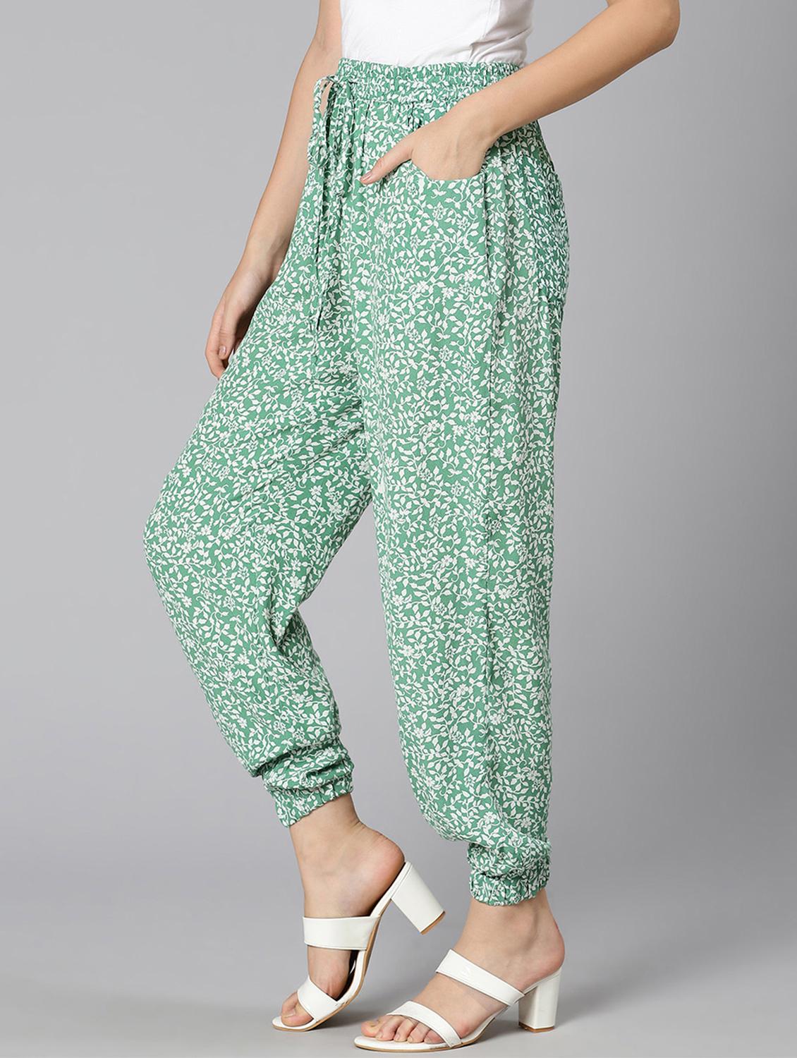 drawstring waist printed jogger - 18471002 - Standard Image - 2