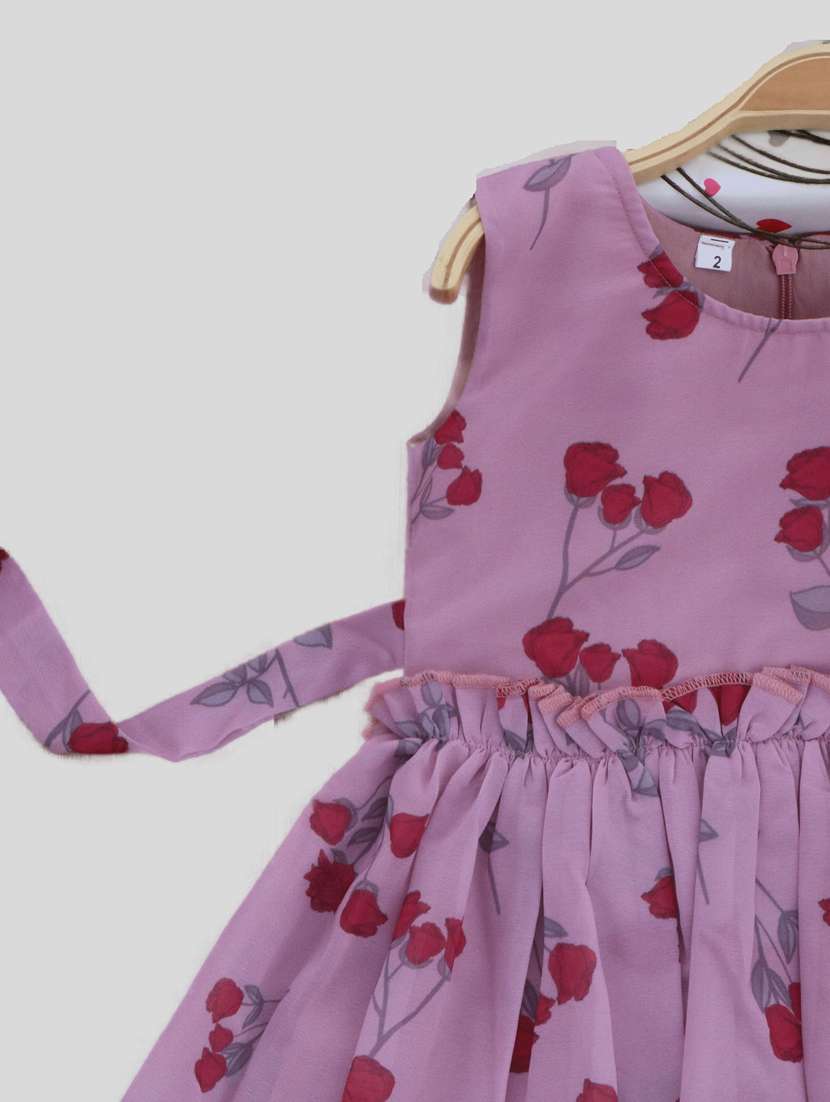 girls round neck sleeveless frock - 18471077 -  Standard Image - 2