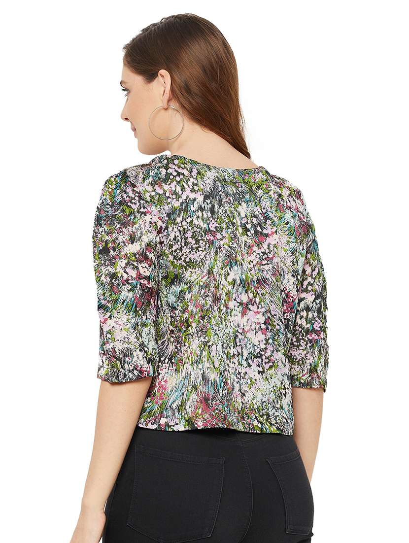 women's straight round neck top - 18471153 -  Standard Image - 2