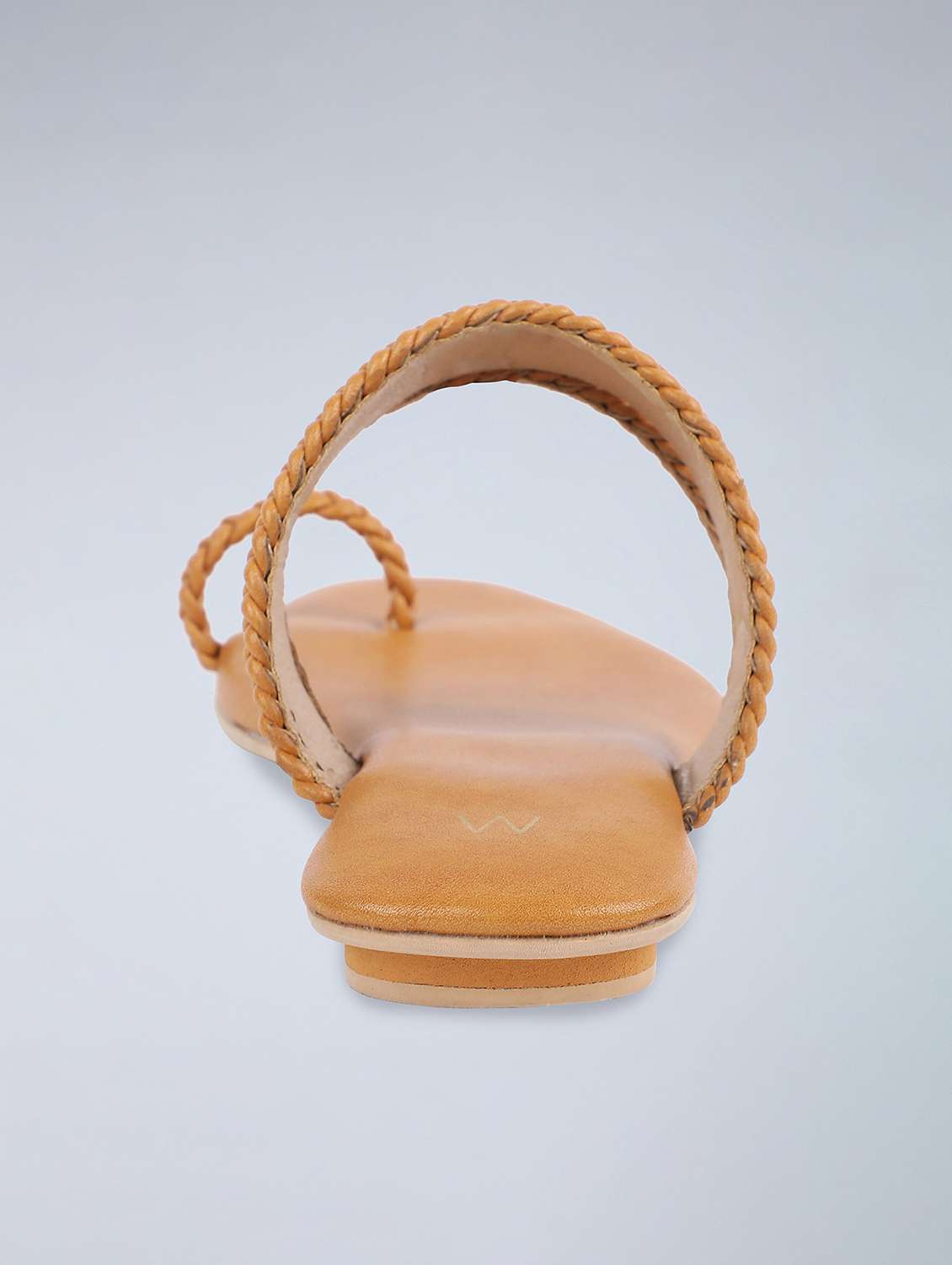 women tan one toe sandal - 18471291 -  Standard Image - 2