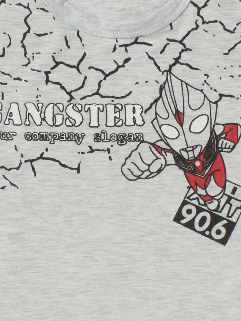 boys round neck graphic print t-shirt - 18472247 -  Standard Image - 2