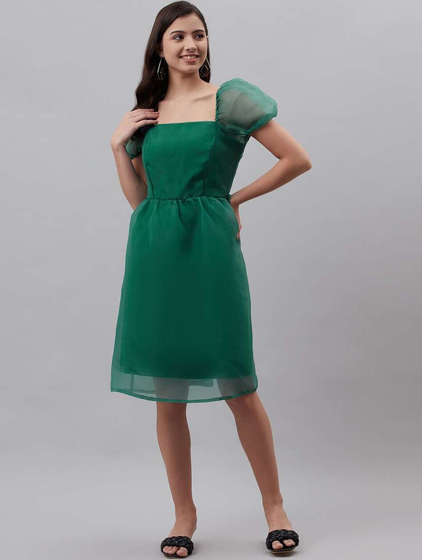 women's shift solid dress