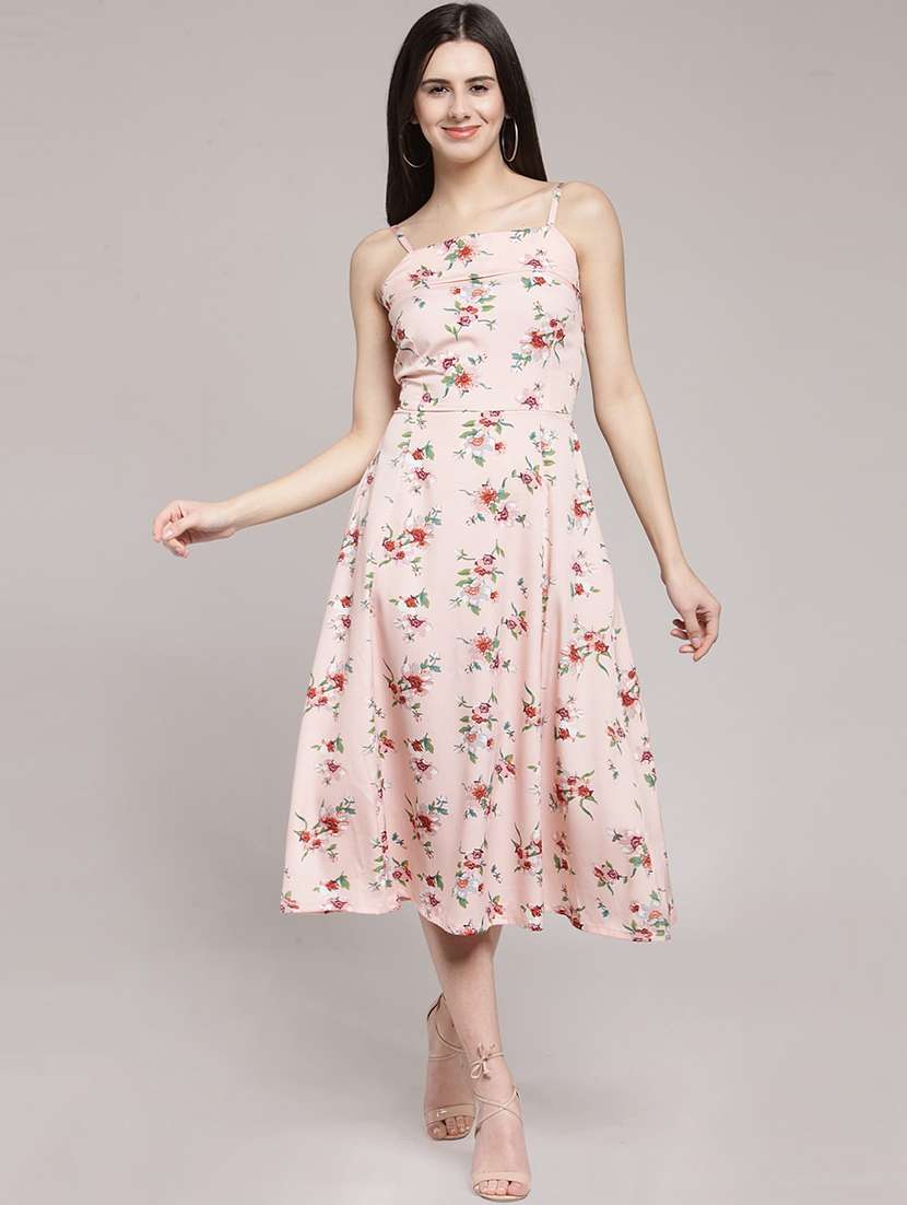 women's fit & flare floral dress