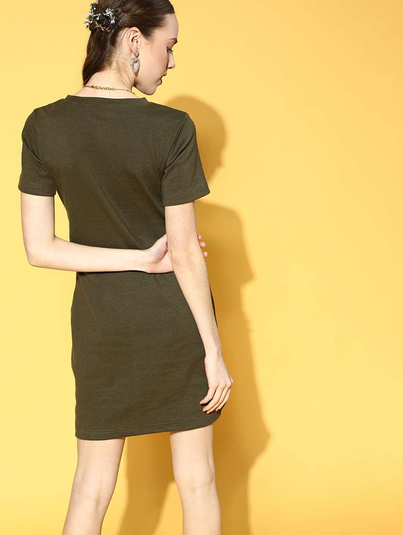 women's shift solid dress - 18472860 -  Standard Image - 2