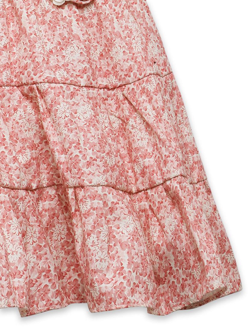 girls pink floral frock - 18473269 - Standard Image - 2