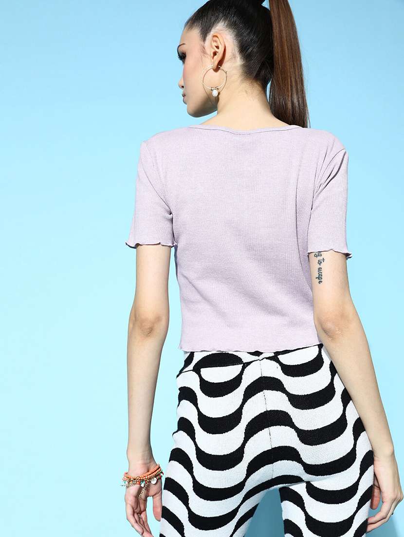 women's crop scoop neck top - 18473479 -  Standard Image - 2