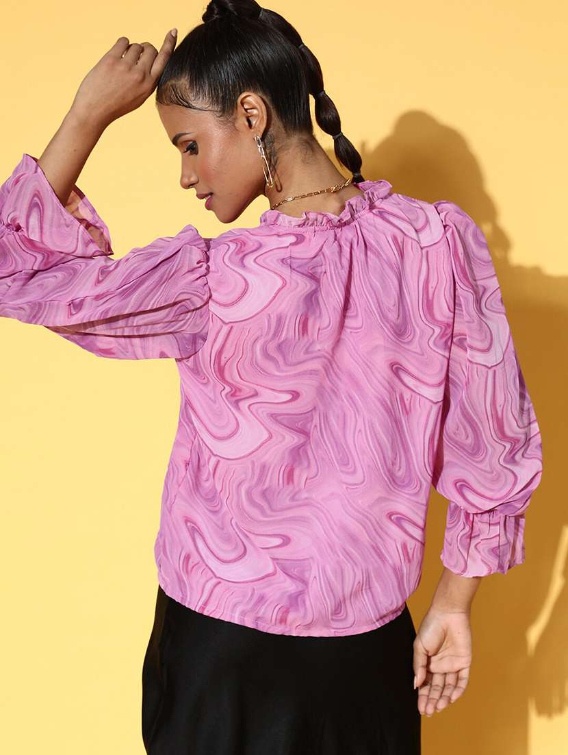 women's straight v neck top - 18473484 -  Standard Image - 2