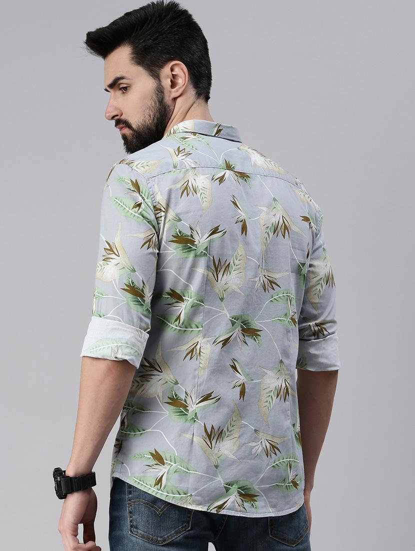 mens tropical casual shirt - 18474044 - Standard Image - 2