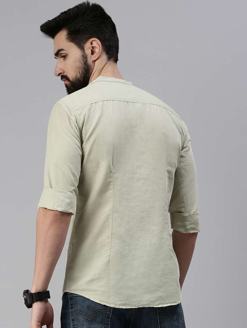 mens solid casual shirt - 18474098 -  Standard Image - 2