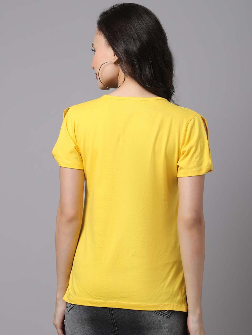 women's straight round neck top - 18474443 - Standard Image - 2