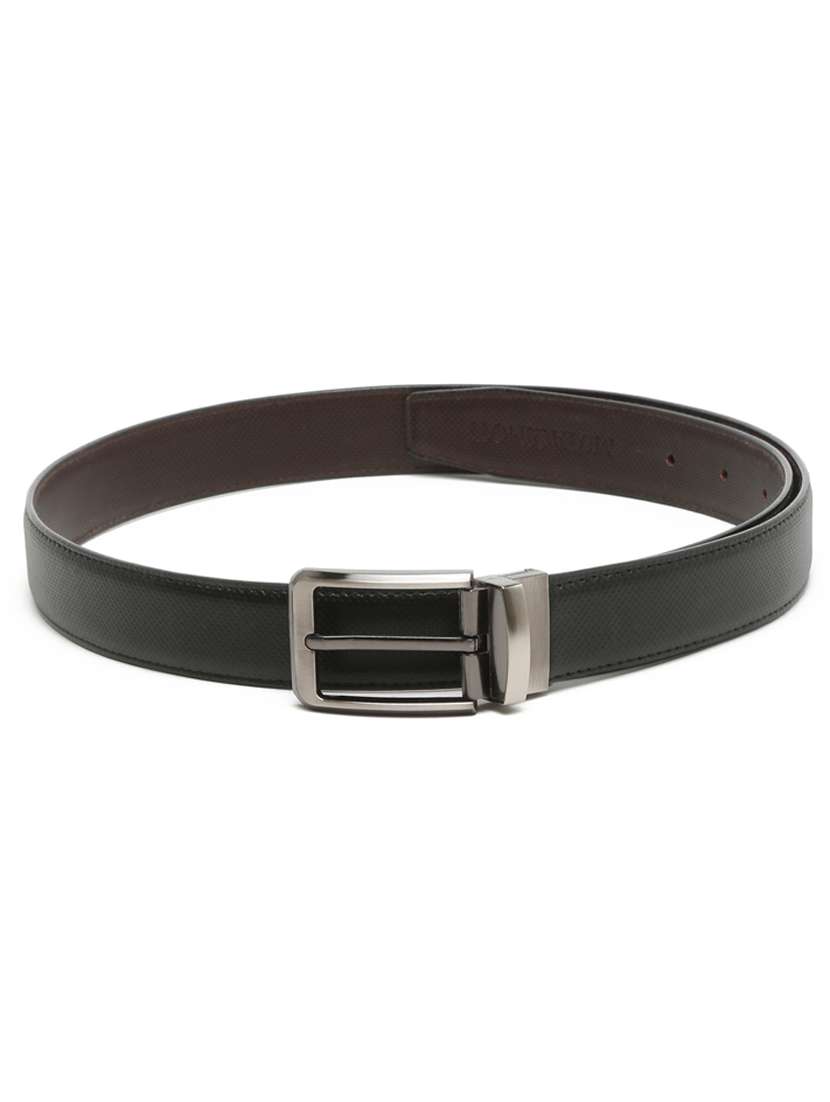 nickel leather belt