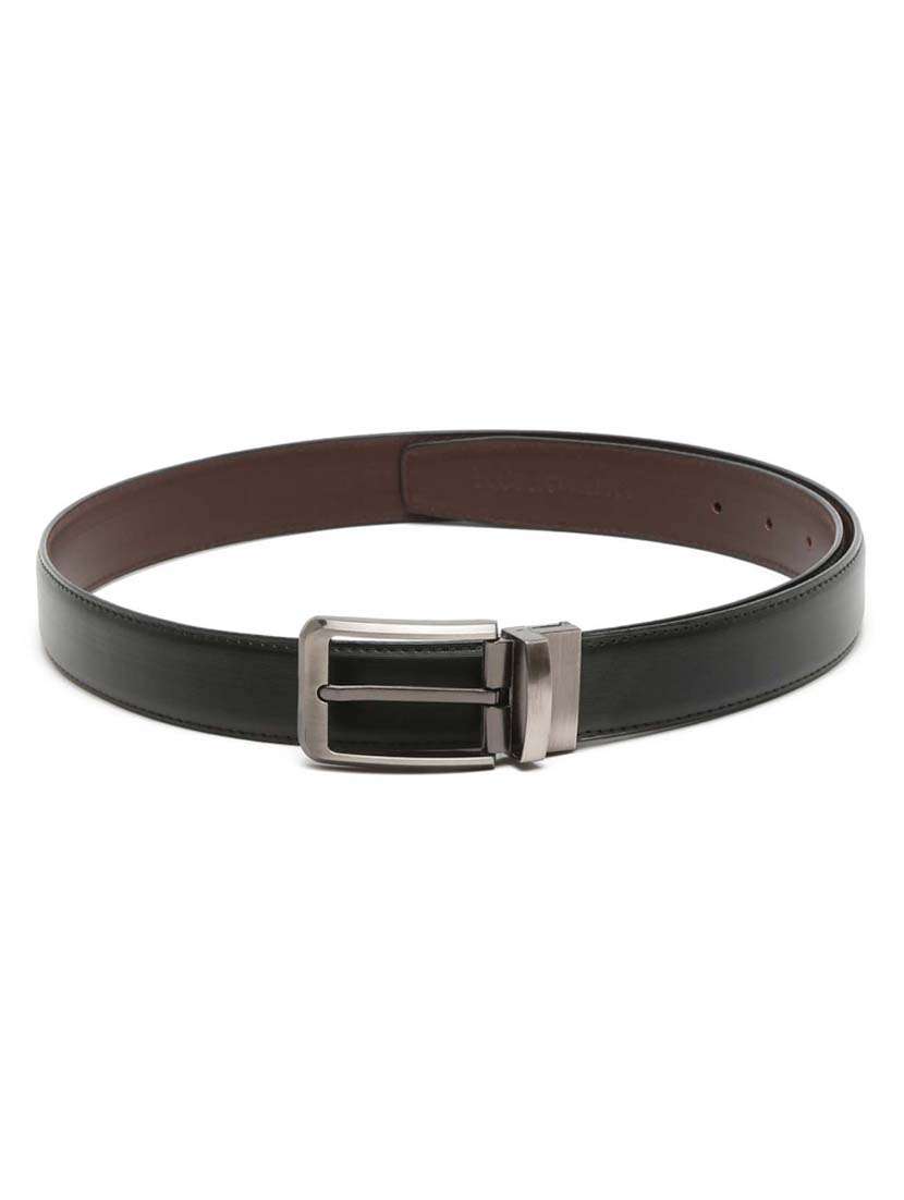 nickel leather belt