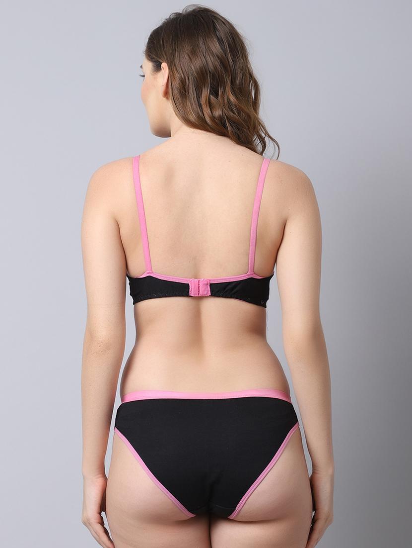 floral printed bra & panty set - 18476647 - Standard Image - 2