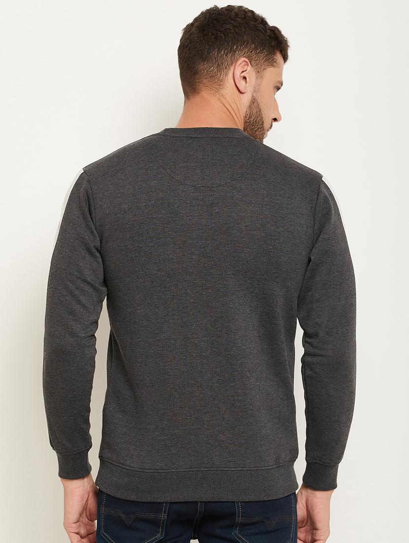 charcoal chest print sweatshirt - 18477096 - Standard Image - 2