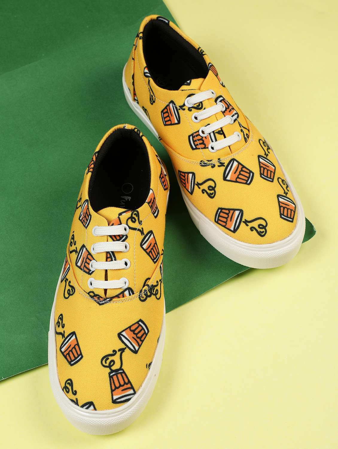 mens printed slip on sneaker