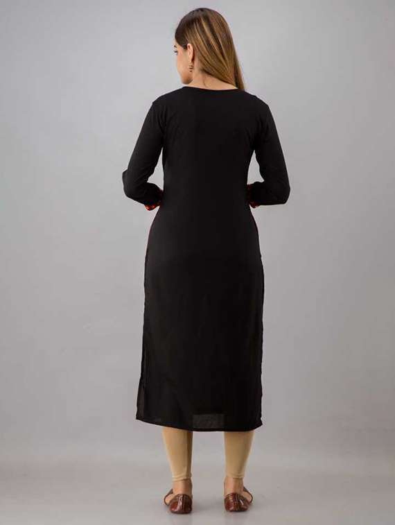 women's straight kurta - 18477988 -  Standard Image - 2