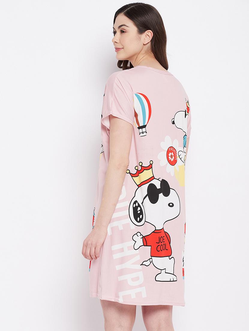 drop sleeved printed sleepshirts - 18478833 - Standard Image - 2