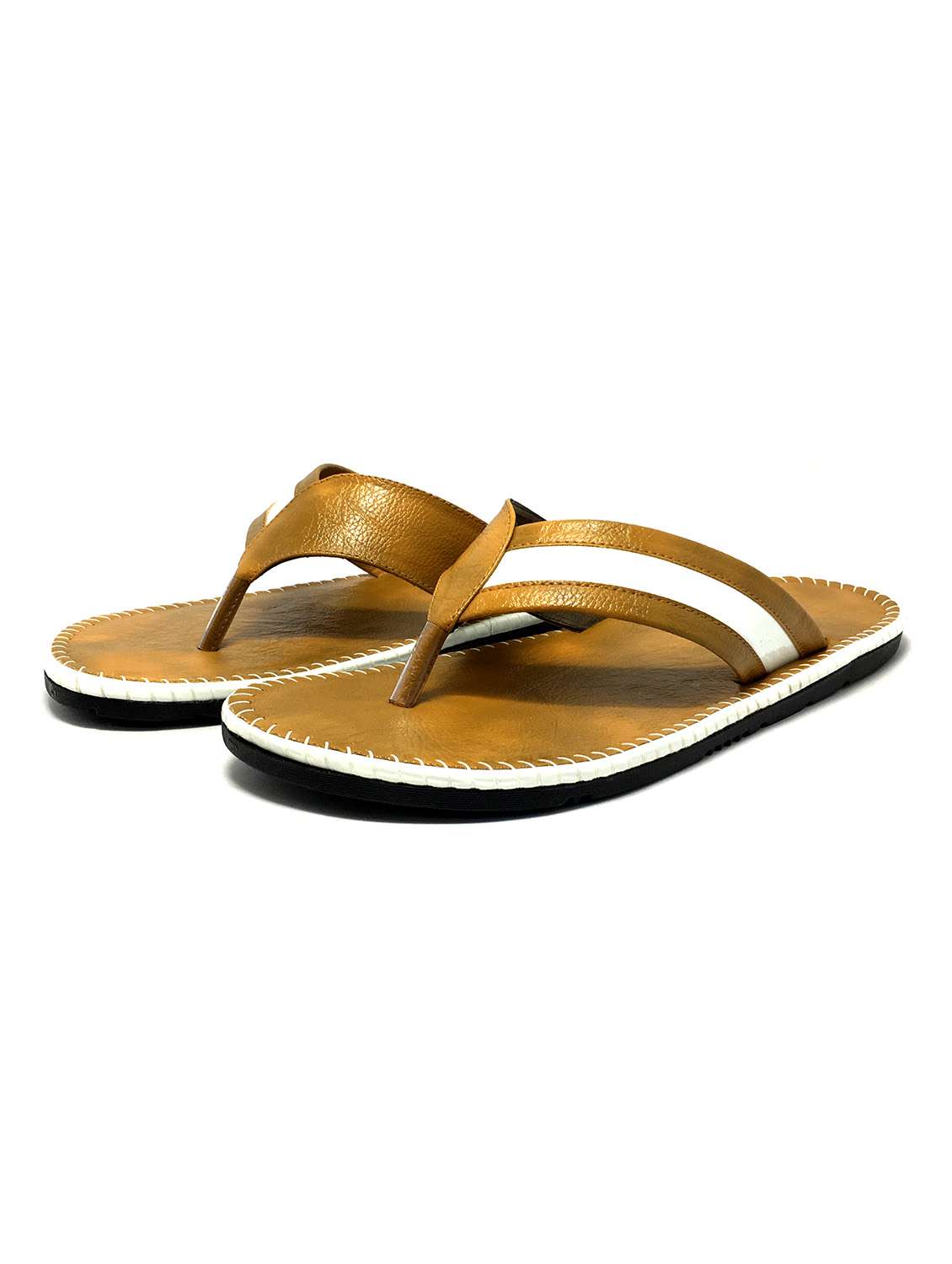 mens solid toe separator slipper