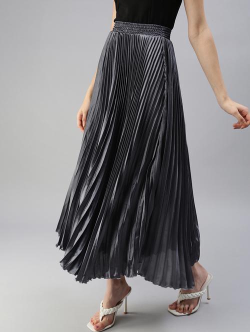high rise solid flared skirt  - 18479543 -  Standard Image - 0