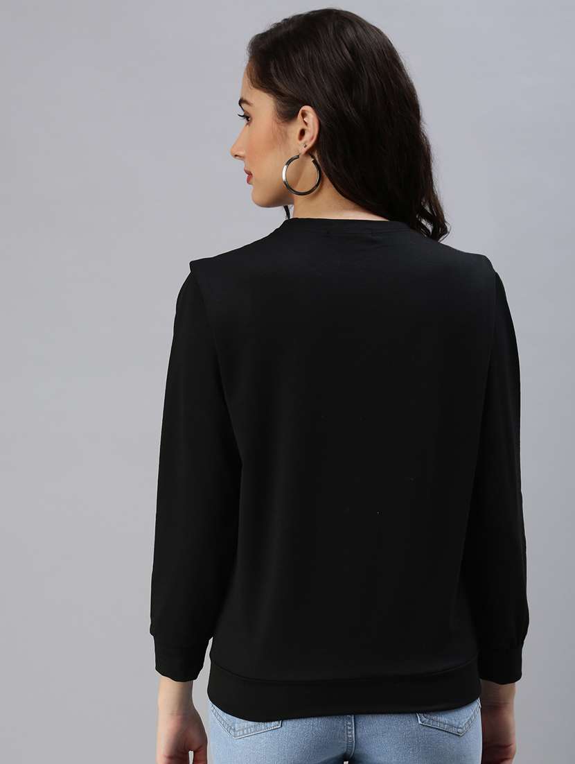 women's chest print sweatshirt - 18479552 -  Standard Image - 2