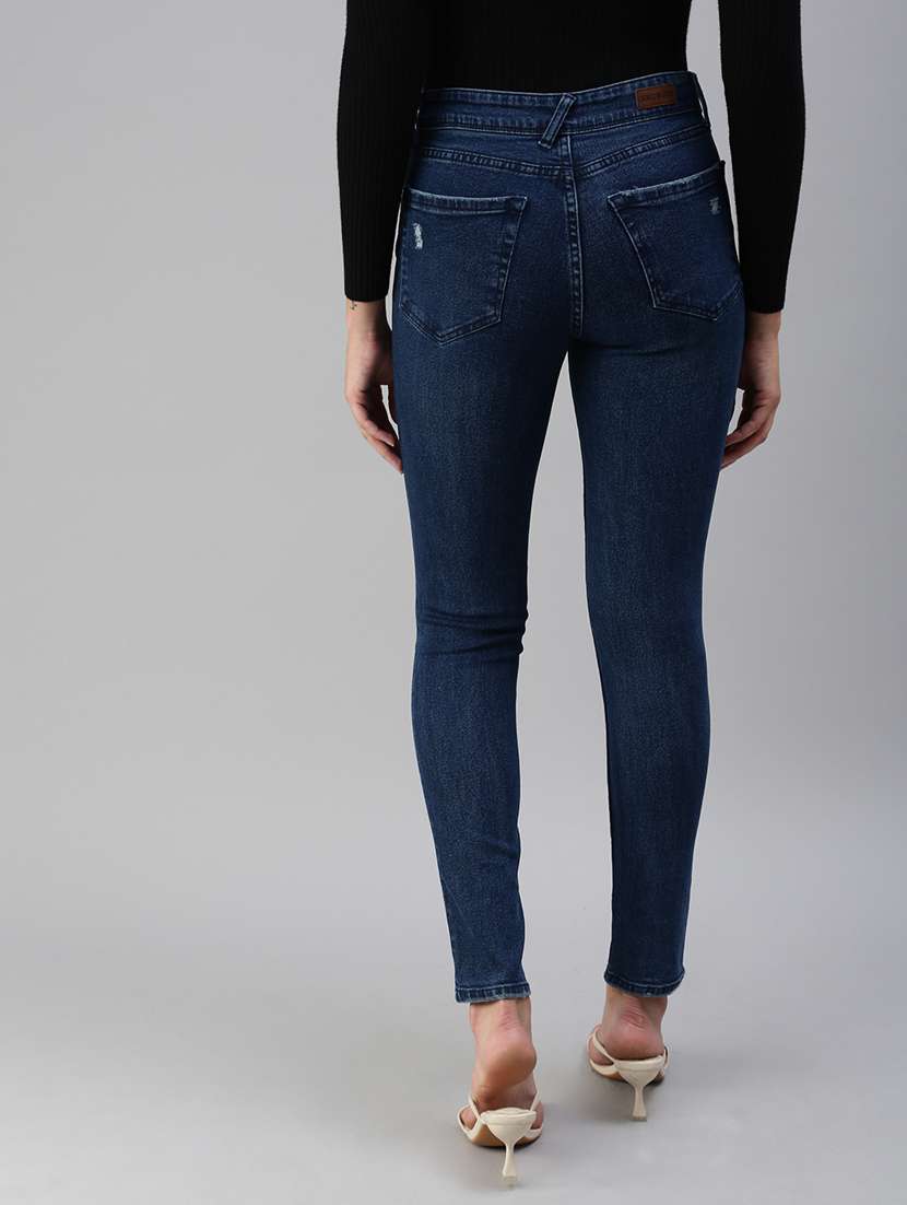 women's distress skinny fit jeans - 18479577 -  Standard Image - 2