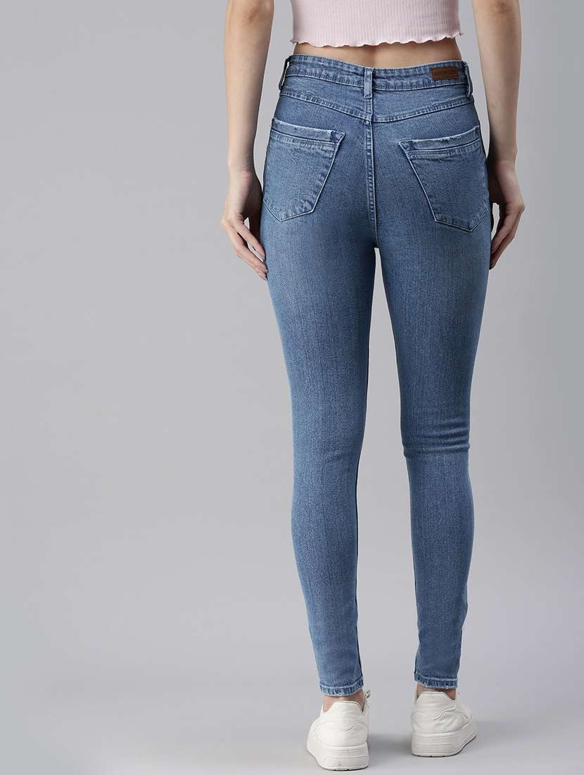 women's plain skinny fit jeans - 18479598 -  Standard Image - 2