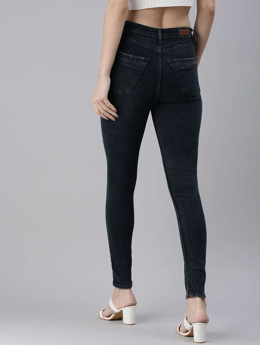 women's plain skinny fit jeans - 18479602 -  Standard Image - 2