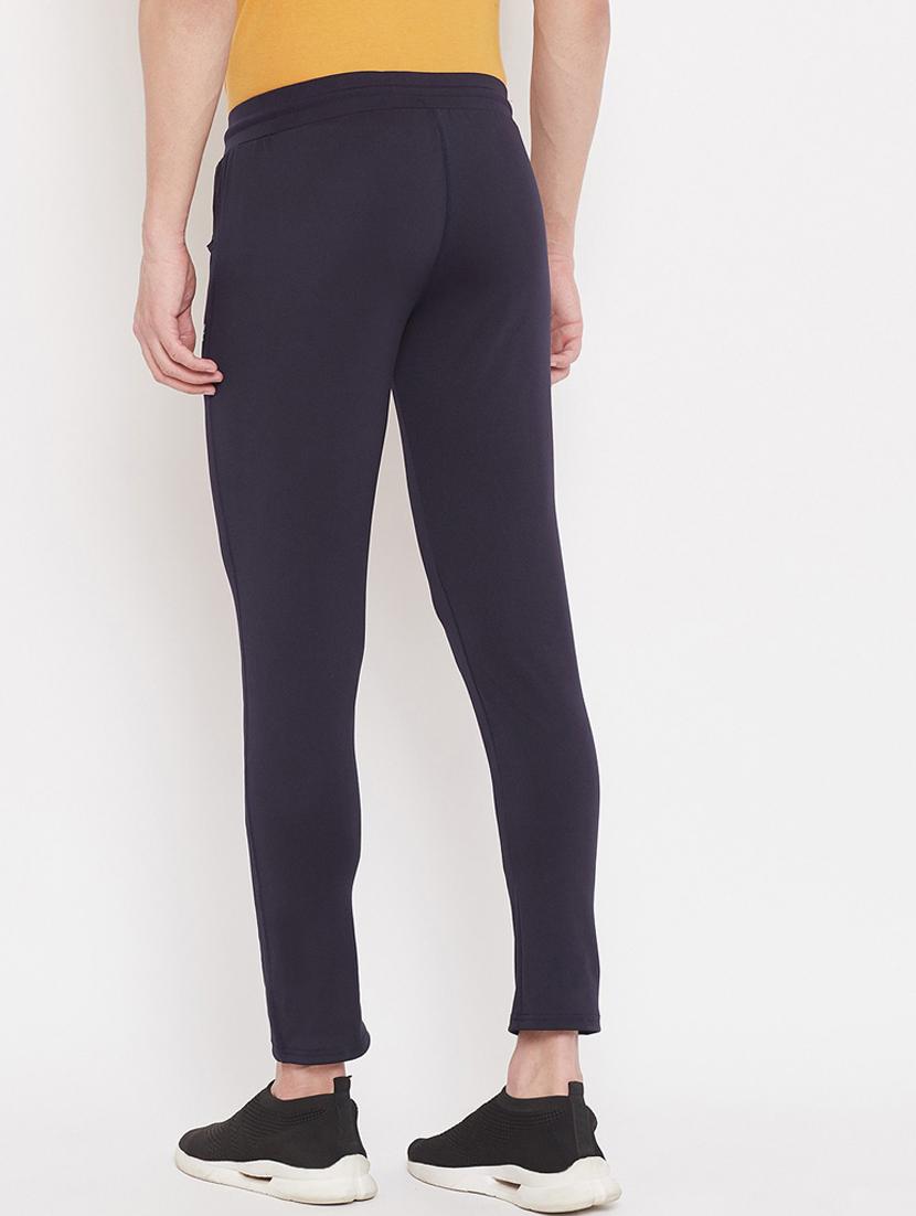 black solid track pant - 18479673 - Standard Image - 2