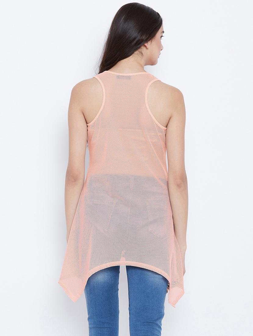 women's asymmetric round neck top - 18479884 - Standard Image - 2