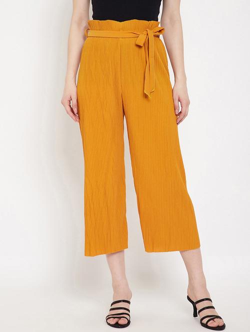 tie front solid straight palazzo  - 18479914 -  Standard Image - 0