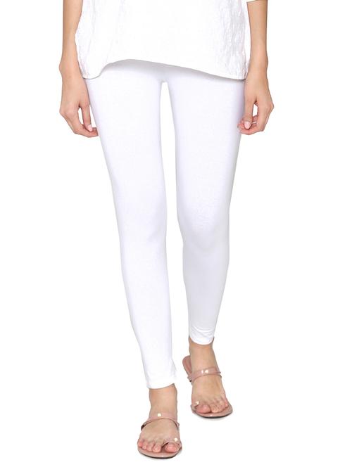 mid rise solid ankle length legging - 18480078 -  Standard Image - 0