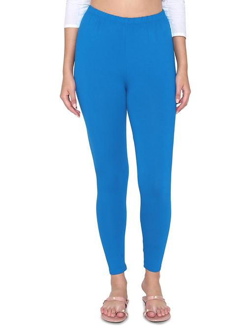 mid rise solid ankle length legging - 18480082 -  Standard Image - 0