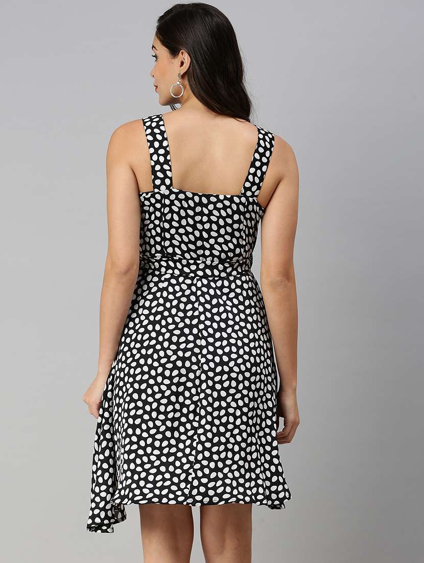 women's belted tie & dye dress - 18480212 -  Standard Image - 2