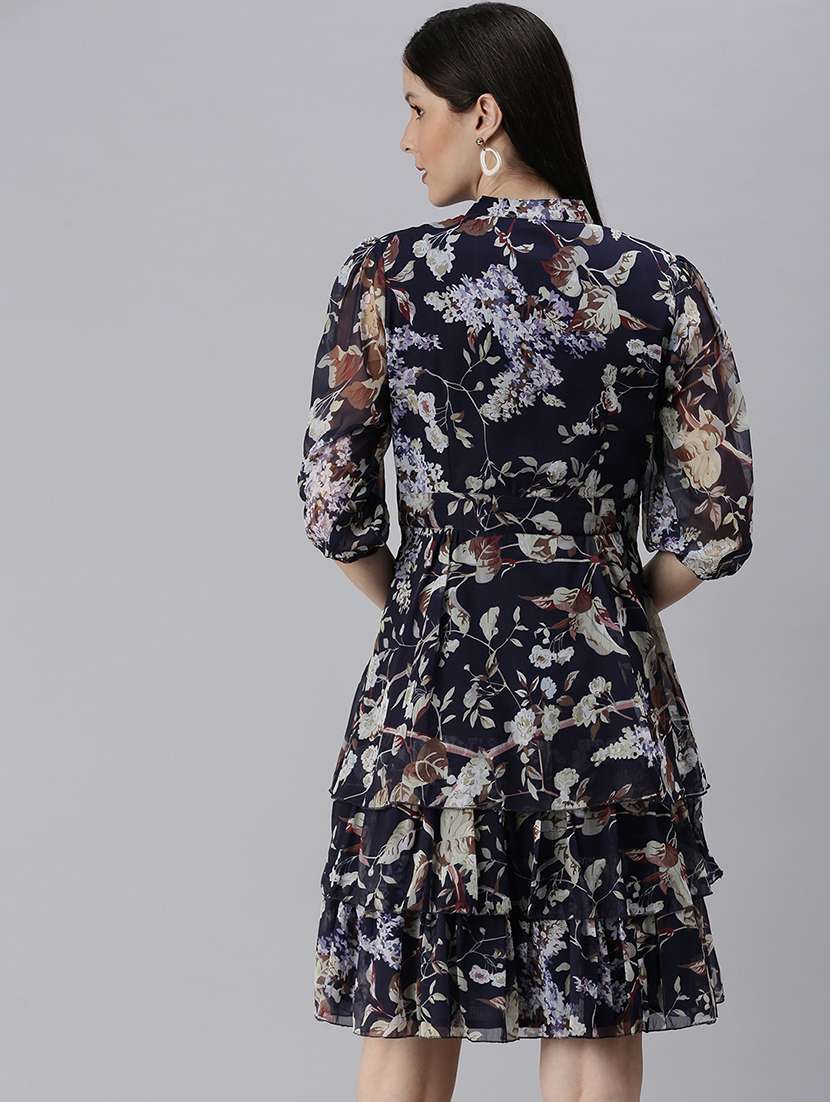 women's fit & flare floral dress - 18480235 -  Standard Image - 2