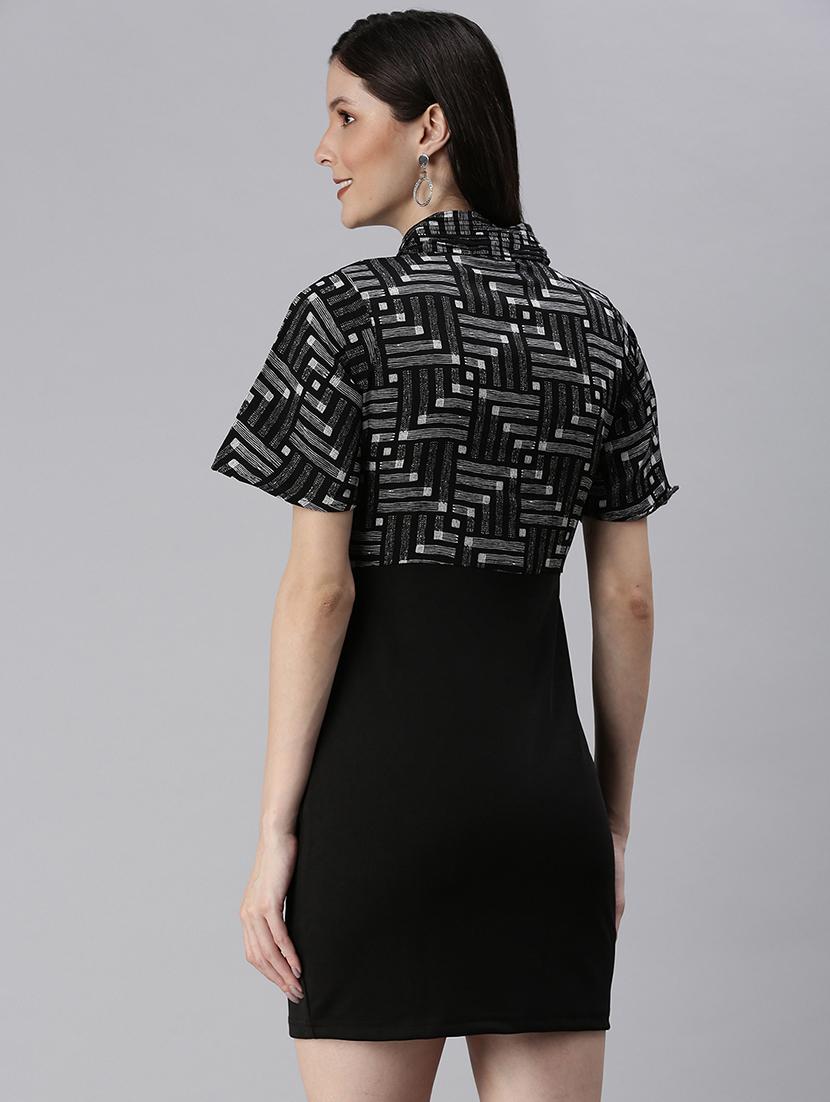 women's sheath geometric dress - 18480237 - Standard Image - 2