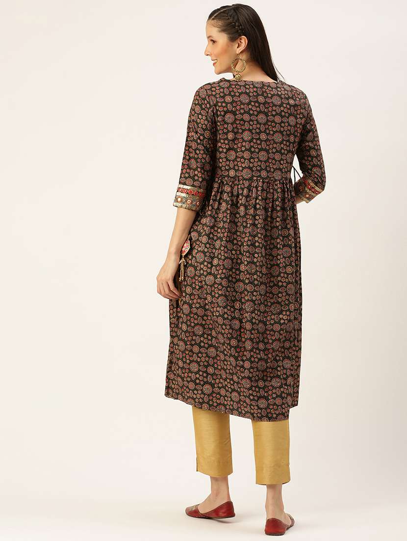 women's flared kurta - 18480652 -  Standard Image - 2