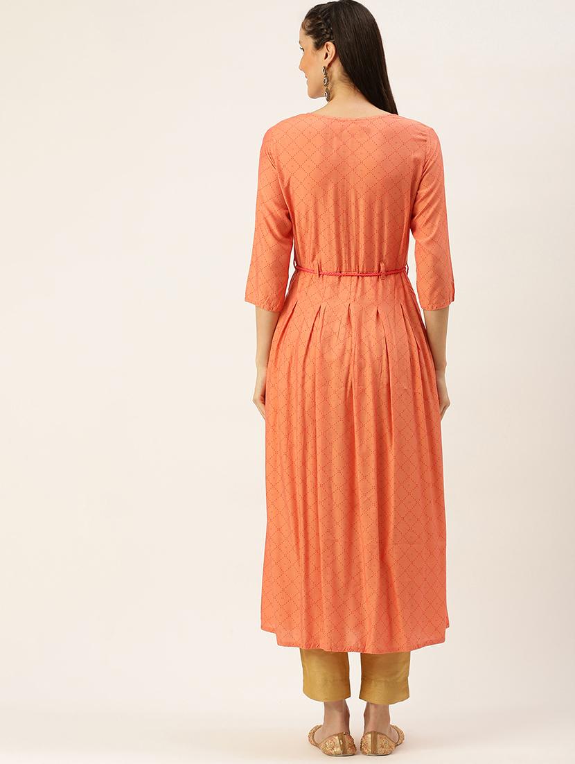 women's flared kurta - 18480663 - Standard Image - 2